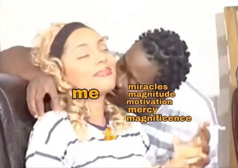 Miacles magnitude motivation mercy magniiilaenco e