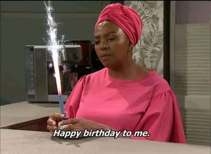 Happy birthday to me.