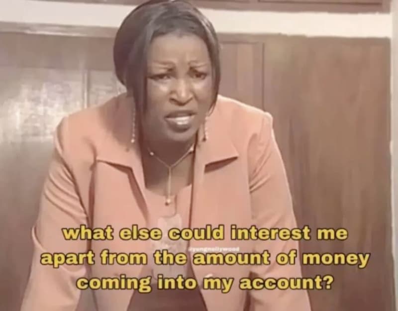 What elso could interest me 1 apart fbom the amount 0f money com fng into ny acc