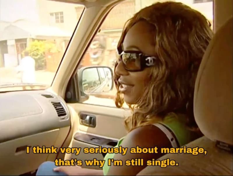 J 1 think very serilously about marriage, that's why m still single