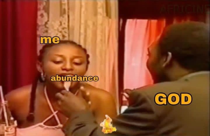 1 me abundance god
