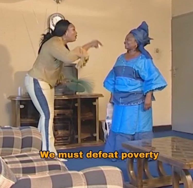 Wo must defeat poverty