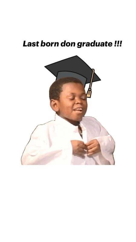 Last born don graduate !!!