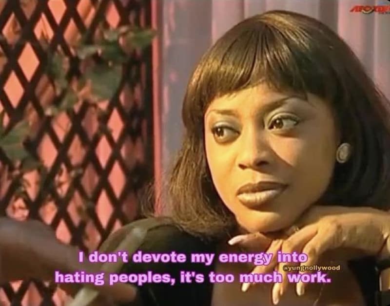 Don't devote my energy into eyungnollywaod hating peoples, it's too much work
