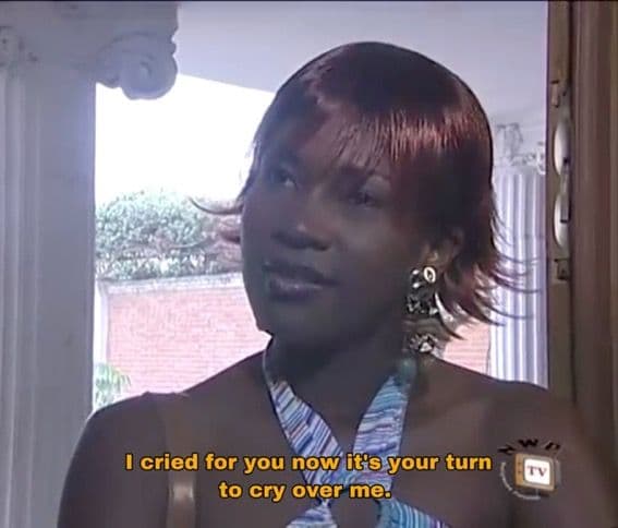 Cried for you now is your turn to cry over me