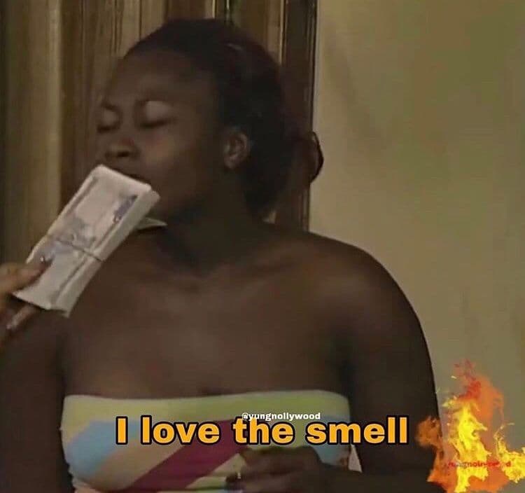 Enollywood love th smell