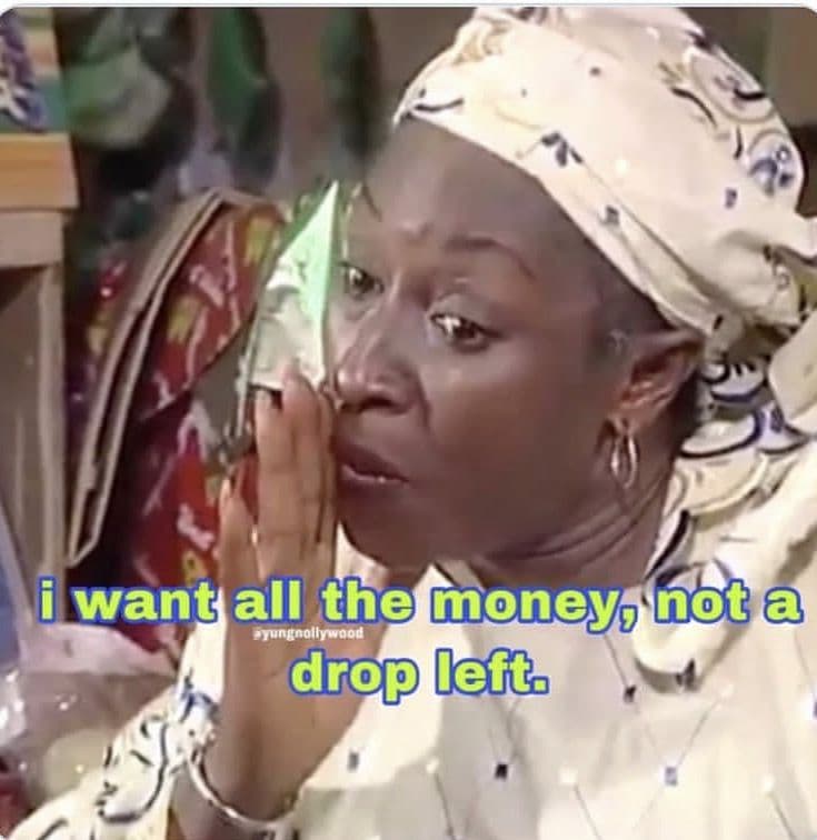 Want' all the money' n6t0 prungnolhywood drop left