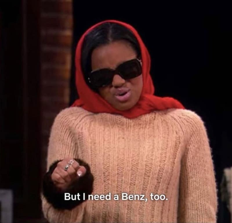But need a benz, too.