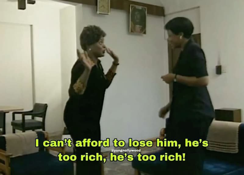 Can?t afford fo lose him, he's yungnollywood too rich hes too rich!