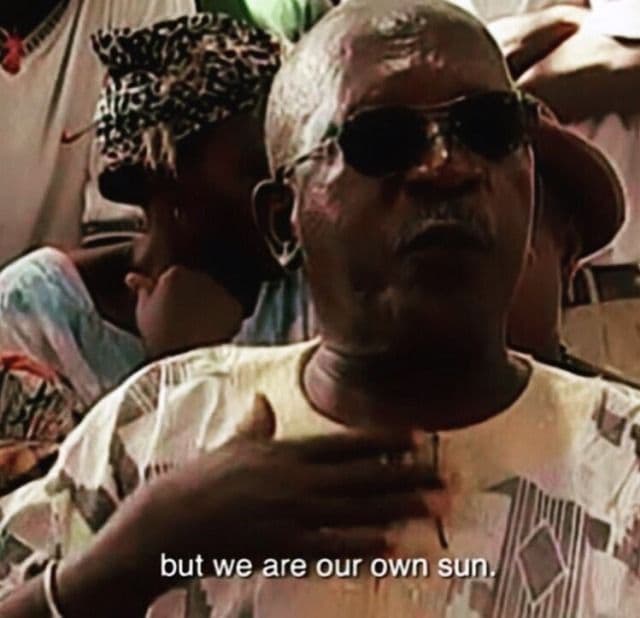 But we are our own sun