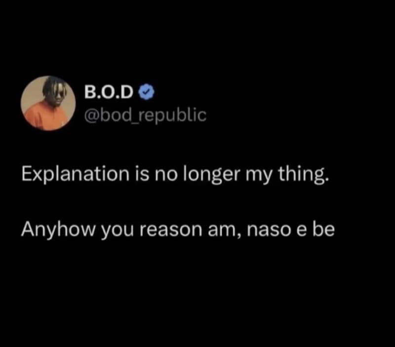 B.o.d ? bod_republic explanation is no longer my thing anyhow you reason am, nas