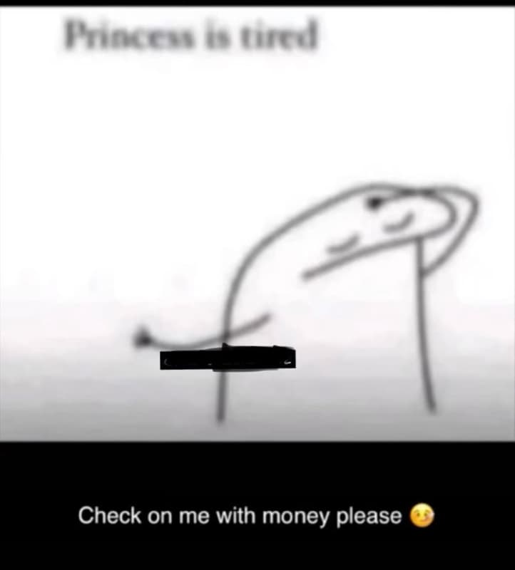 Inin wcd check on me with money please a