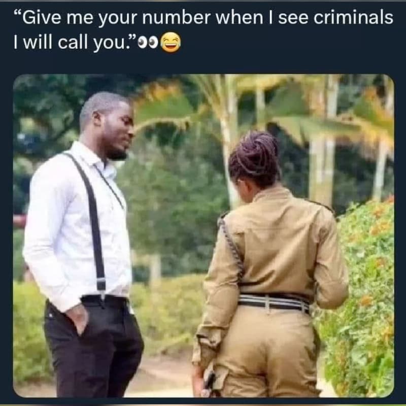 66 give me your number when see criminals 1 will call you 39