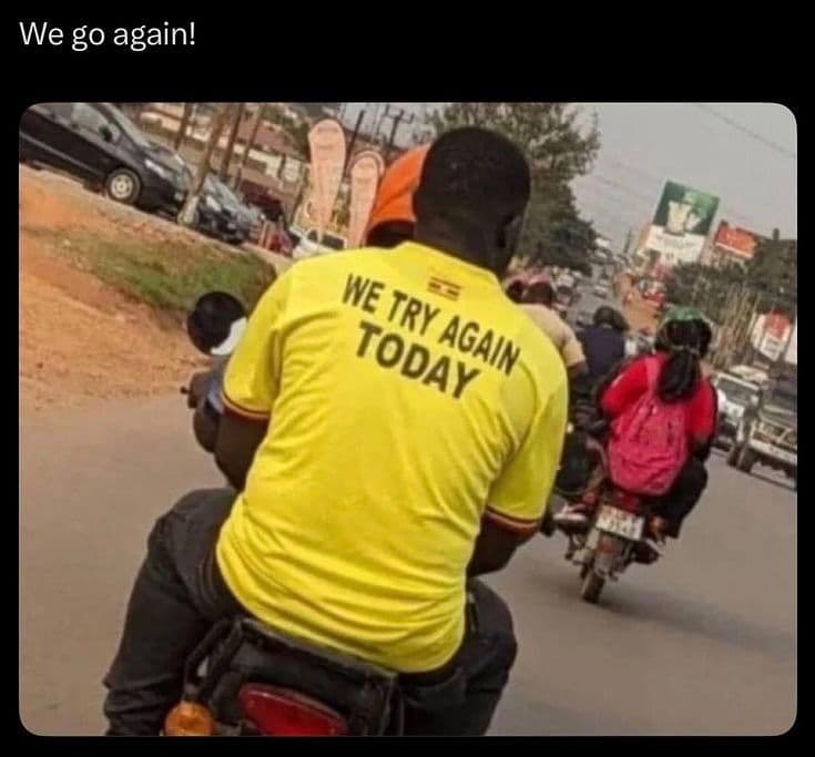 We g0 again! we try, today again