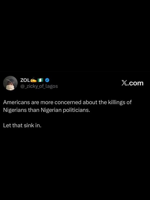 Zol zicky_of_lagos xcom americans are more concerned about the killings of niger