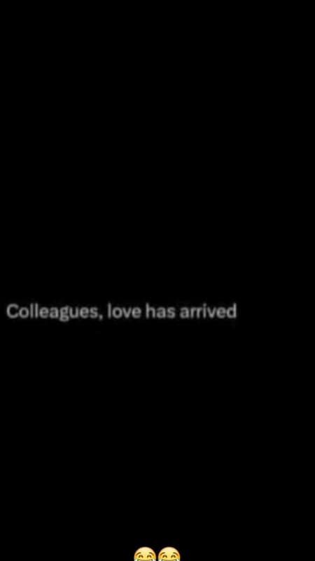 Colleagues, love has arrived