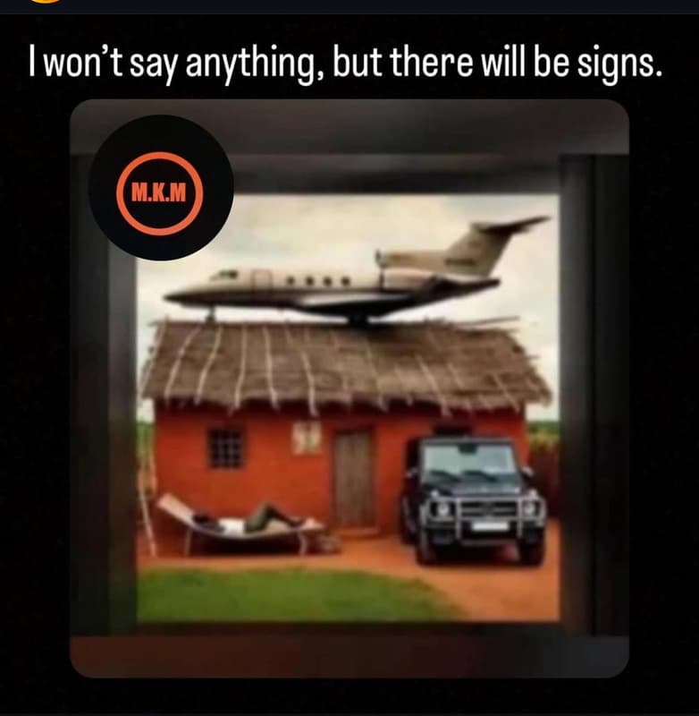 9 iwon'tsay anything but therewill be signs. mkm
