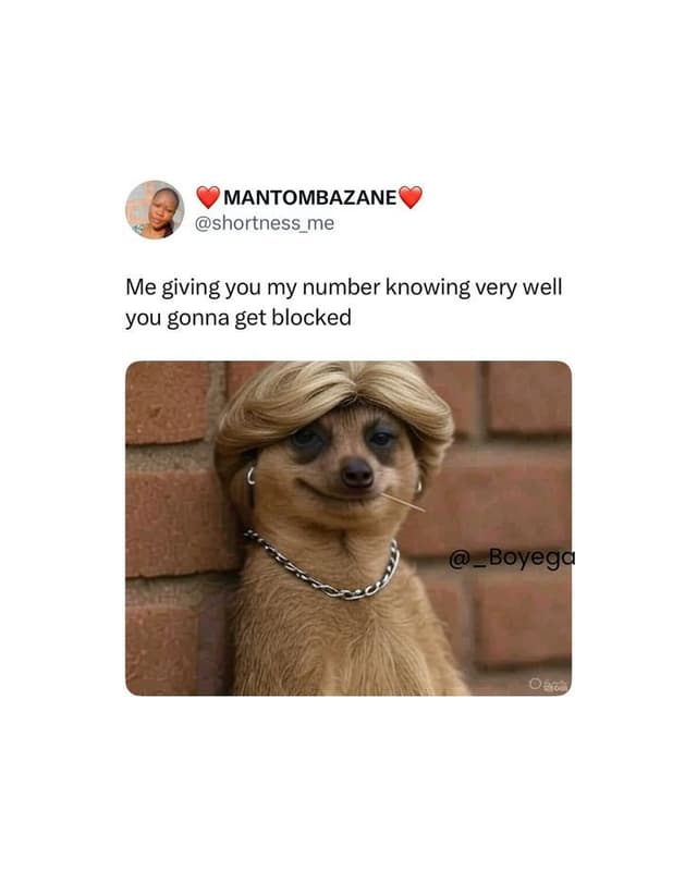 Mantombazane shortness_me me giving you my number knowing very well you gonna ge