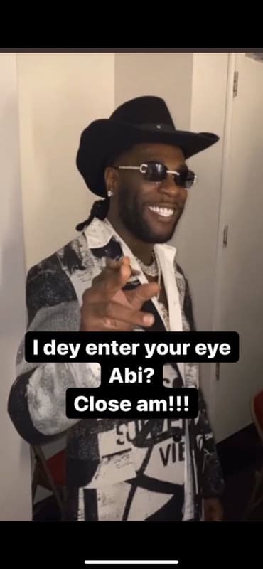 Idey enter your eye abi? close am!!! vii