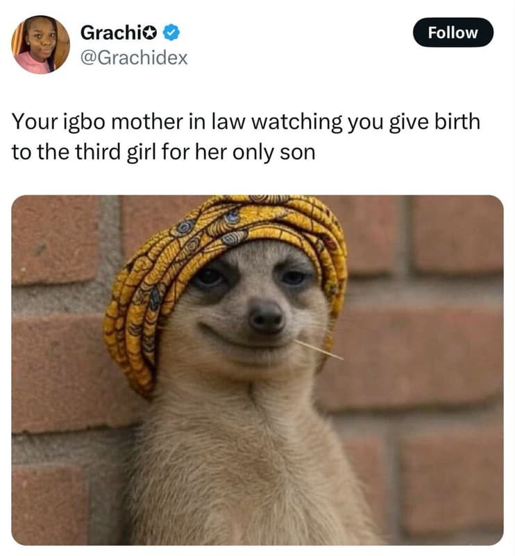 Grachie grachidex follow your igbo mother in law watching you give birth to the
