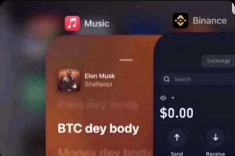 Music binance a elon musk shalccol 0ch 0.00 btc dey body seng necene