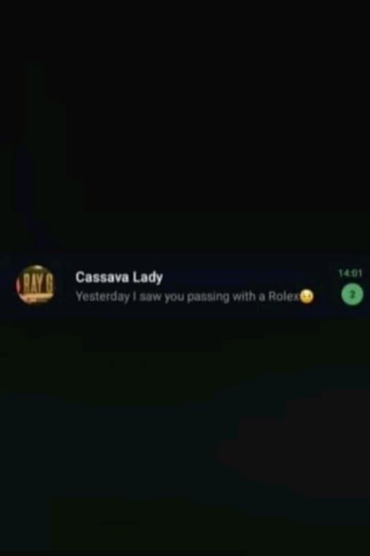 Qiya cassava lady yesterday g0w vou paqaing with 0 roler 14 01