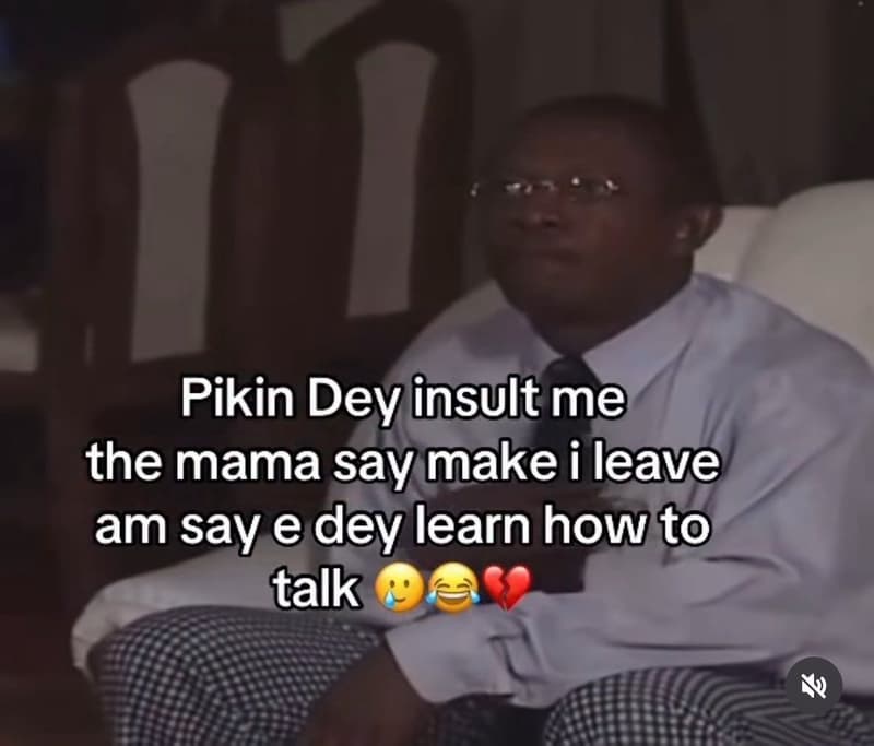 17 pikin dey insult me the mama say make i leave am say e dey learn howto talk