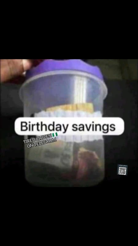 Birthday savings tiredc citizen on itelegram