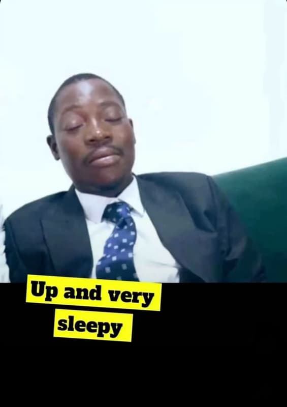 Up and very sleepy