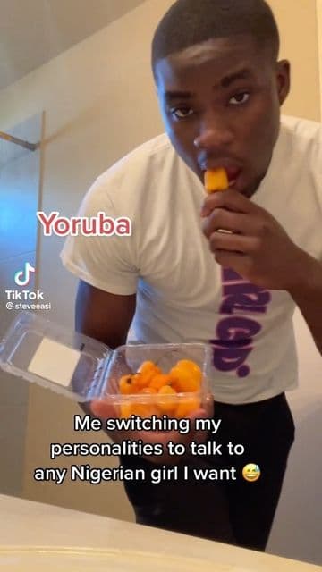 Yoruba tiktok os me switching my personalities to talk to any nigerian girl want