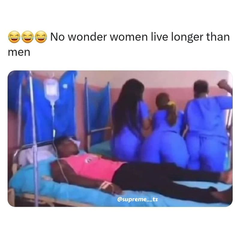 No wonder women live longer than men supreme__tz