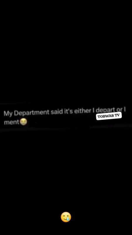 My department said it's either ! obwabtv ' tobwab tv ment