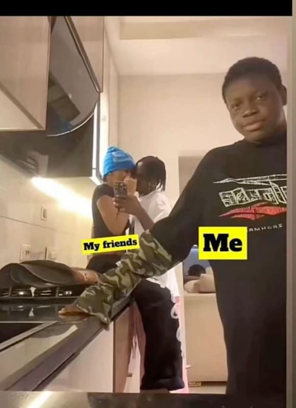 My friends me